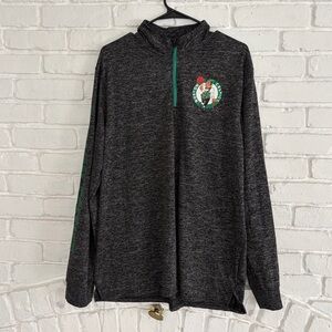 Men’s Boston Celtics nba quarter zip size extra large Tultex